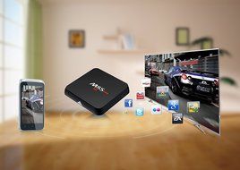 Fxexblin 4K Amlogic S905X Android 6.0 Android Marshmallow Smart TV Box Kodi 16.1 HDMI 1GB 8GB DLNA Streaming Media... N22