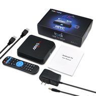 Fxexblin 4K Amlogic S905X Android 6.0 Android Marshmallow Smart TV Box Kodi 16.1 HDMI 1GB 8GB DLNA Streaming Media... N27