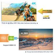 Zoomtak Android TV Box T8H Stunning 4K Streaming Media Player Superior Kodi 16.1 Software Fully Loaded And Unique... N8
