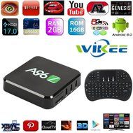 [2017 Free Wireless Mini Keyboard] WIIKEE A96Z Android TV BOX KODI 17.0 Fully Loaded Amlogic S905X Quad Core Android...