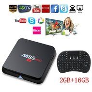 [2016 Free US Wireless Mini keyboard] Bros Unite M8S Pro Quad Core 2G/16G Amlogic S812 Android TV Box Dual Band...