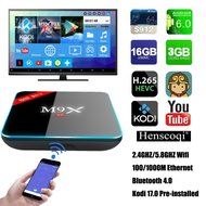Henscoqi M9X M3 Pro Smart TV Box Amlogic S912 Octa Core ARM Cortex-A53 Android 6.0 RAM DDR3 3GB ROM Onboard eMMC...