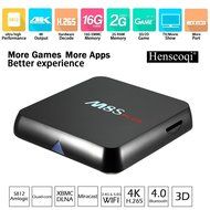 Henscoqi M8S Plus Android TV Box Amlogic S812 Quad Core 2G DDR 16G EMMC Memory Support Dual Band Wifi Bluetooth... N4