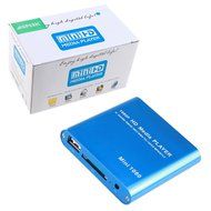 AGPtek Black Mini Full HD 1080P Digital Media Player-MKV/RM-SD/USB HDD-HDMI CVBS YPbPr N7