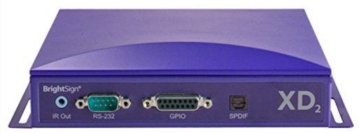 BrightSign Networked Multi-Control Interactive and Live TV Player XD1132