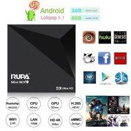 RUPA MINI MX9 Android 5.1 TV Box Rock-chips RK3229 Quad Core 1G/8G 4K HDMI HTPC Smart Android TV Box OTT Box PC...