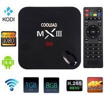 [Free Wireless Mini Touchpad keyboard]COOLEAD Mx3 Mxiii Quad Core Amlogic S802 Cortex A9 1GB RAM 8GB ROM Android... N2