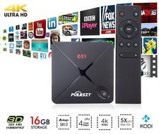 NEW Puersit 2GB+16GB TV BOX Amlogic M9S Kodi 16.0 Quad Core Full Loaded Wifi, 1080P, 4K Smart Media Player with...