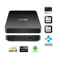 A95X Mini Android TV Box 4K Ultra HD Powered by Amlogic S905 64Bit Quad Core 2.0GHz Android 5.1 Root 1G/8G Kodi... N4