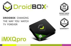 DroidBOX iMXQpro with IR Android 5.1.1 TV BOX with Quad Core 2.0 GHz CPU 8GB Rom Lollipop 4K Ultra HD Smart TV...
