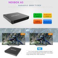 HONGYU&reg; NEXBOX A5 Android 6.0 TV BOX HD KODI 16.1 Fully Loaded XBMC Amlogic S905X Quad Core 64bit 2GB /16GB BT... N9