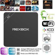 HONGYU&reg; NEXBOX A5 Android 6.0 TV BOX HD KODI 16.1 Fully Loaded XBMC Amlogic S905X Quad Core 64bit 2GB /16GB BT... N10