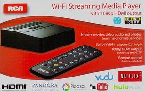 RCA Wi-fi Streaming Media Player DSB772E with 1080p HDMI output by RCA