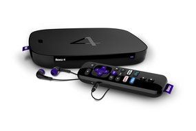 Roku 4 Ultimate Streaming Media Player 4K UHD (4400R) &amp; SanDisk 16GB Micro SDHC Memory Card (Bundle)