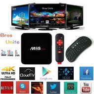 [2016 Free US Wireless Mini keyboard] Bros Unite M8S Plus Amlogic S812 Quad Core Android Tv Box Full Loaded Add-ons...