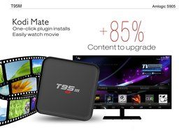 2016 T95m android TV Box update from mx pro Built in 2.4G WiFi Amlogic S905 Android 5.1 Quad Core 1GB/8GB H.264 4K N6