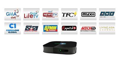 Lyca TV One Year Subscription with Set-top Box included (African English, Black) N3
