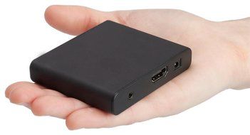 Displays2go HDMPBK01 Digital Signage Publisher, HD Media Player with SD &amp; USB Input, Remote Control N4