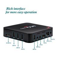 RUPA MX9 PRO Android TV Box RK3229 Quad-Core 2G/16G 1000M LAN BT 4.0 4K HD Mini PC Original Streaming Media Player... N3