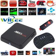 [Free wireless mini keyboard] WIIKEE M8S Plus S812 Quad Core 4K Complete Series Android Smart Tv Box Pre-installed...