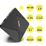 2017 Model ABOX A1 Mini Android 5.1 TV Box with Rockchip RK3229 Quad-core Cortex A7 and True 4K Playing N3