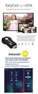 HD 1080P Wireless HDMI receiver Miracast Dongle WiFi Wireless Display HDMI Adapter for Android,IOS and Windows... N3