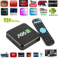 [Monba]2017 A96Z Android TV BOX Android 6.0 Kodi 17.0 4k TV box Amlogic S905X A53 2GHz 64bit Quad Core 2G/16G... N2