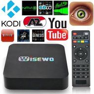 WISEWO Quad Core Smart TV Box Mini PC Streaming Media Player with XBMC/KODI Fully Loaded Streamer 1GB RAM 8GB... N2