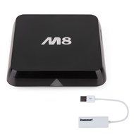 M8 Amlogic S802 Quad Core Cortex A9 2.0GHz Bluetooth 2.4G/5G Dual Wifi XBMC Streaming Player 4K Hdmi Android 4.4...