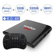 YUNDOO Y6-Android 6.0 TV Box Amlogic S905X Quad core [2GB DDR3/32GB eMMC/BT4.0/WiFi 2.4G 5G/4K] HDMI 2.0 Streaming...