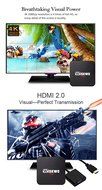 WISEWO Android TV Box (Amlogic S905 HD 4K Quad Core CPU KODI) with I8 Wireless Keyboard N3