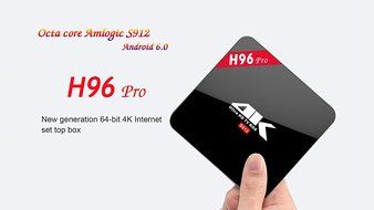 [2017 New H96 PRO 3GB RAM 16GB ROM TV BOX with wireless Keyboard]Pinwheel Octa Core Android 6.0 Amlogic S912 KODI... N4