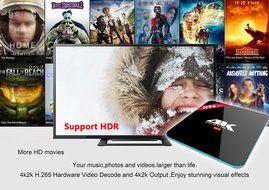 [2017 New H96 PRO 3GB RAM 16GB ROM TV BOX with wireless Keyboard]Pinwheel Octa Core Android 6.0 Amlogic S912 KODI... N6