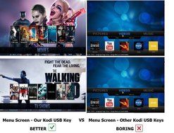 KODI XBMC 16.1, USB Key, HYPER TT BUILD, for PC ONLY: Desktop or Laptop Computer, WINDOWS &amp; MAC, Fully Loaded,...