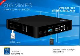[Free keyboard + Mouse] J-DEAL&reg; Z83 Windows 10 Mini PC 4K Intel Atom Processor 64Bit HD 2GB + 32GB + 128G Extendable... N4