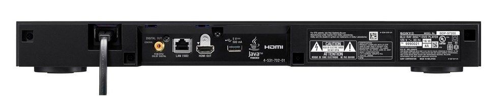 Sony BDPS7200 Dual Core 3D 4K Upscaling Blu-ray Player with Wi-Fi (2014 Model) N5