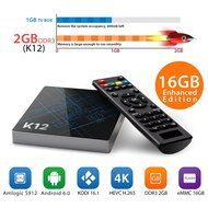 TICTID K12 Android 6.0 TV Box Amlogic S912 Octa Core [2G DDRIII/ 16G Emmc Flash] with Kodi 16.1/Dual WIFI [5G/... N2