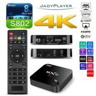 AUBBC MXIII Kodi (XBMC) 4k Google Andriod 4.4 Smart Tv Box Streaming Media Player 2G/8GB with Free Wireless Keyboard N3