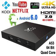 Febite X96 android 6.0 Kodi 16.1 4k TV box Amlogic S905X A53-2GHz 64bit QuadCore 60fps VP9 H.265 1G/8G set top...