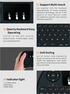 Zenoplige 2.4G H9 Wirelesss Multi-Touch Touchpad Keyboard and Mouse for PC, PAD, XBox 360, PS3, Google Android... N4