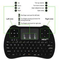 Zenoplige 2.4G H9 Wirelesss Multi-Touch Touchpad Keyboard and Mouse for PC, PAD, XBox 360, PS3, Google Android... N5