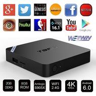 WELLWIN T95N Mini M8S pro TV BOX S905X quad-core 2G/8G/4K Android 6.0 KODI 16.1 WIFI/Internet DLNA Miracast HD...