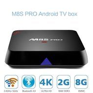 RUPA 2016 Newest M8S PRO TV Box 2GB RAM 8GB OTT Box FLASH Amlogic S905 4K Set Top Box Quad Core Android 5.1 Smart... N4