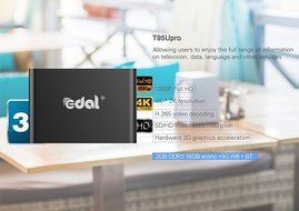 Edal 2017 the Latest Aluminum 4K Android 6.0 TV Box S912 Octa Core 2GB RAM 16GB Flash Dual Band Wifi 2.4GHz 5GHz... N2