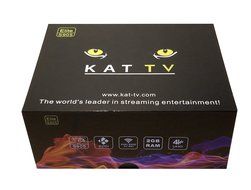 KAT-TV Elite Android HD TV Streaming box s905 2gb/8gb Jarvis with custom wizard 6 Premium subscription AddOns N3