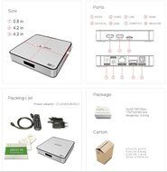 Android TV Box Zidoo X6 Pro Octa Core 2G/16G Dual Band 4K H.265 1000Mbps Streaming Media Player (Based on KODI... N3