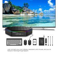 Easytone T95Z Plus 4K Amlogic S912 Android 6.0 Set Top TV Box 2GB/16GB 64bits 3D 2.4G/5G Dual Wifi HDMI Streaming... N16