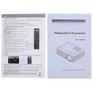 HD Video Projector,Joyhero 2500 Lumens HDMI Max 200" Big Screen LCD LED Projector For Home Back Yard Movie, Party... N7