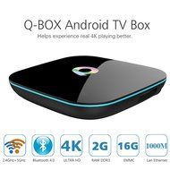 AKASO Q-Box Kodi TV Box 4K Android 5.1 Fully Loaded 2GB 16GB, S905 Quad Core 1000M LAN 3D Bluetooth Dual Wifi...