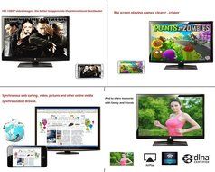 GloryKylin ALLCast Best Media Player for TV, Wireless TV Streamer. Full HD Supports HDMI, DLNA, Miracast, AirPlay... N3